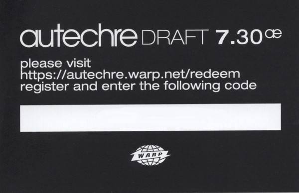 Autechre – Draft 7.30 (2LP)